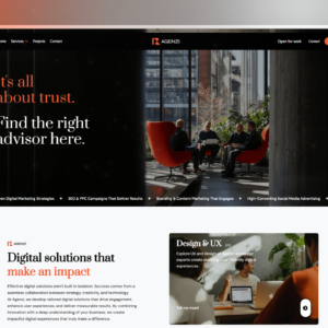 Agenzi – WordPress Elementor Website Template