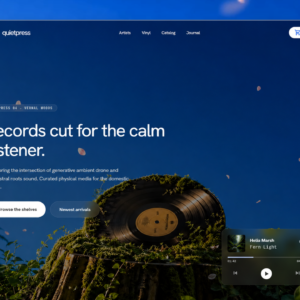 Quietpress – launch your website in hours, not months.