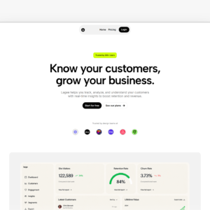 LAGEE - launch your website in hours, not months.